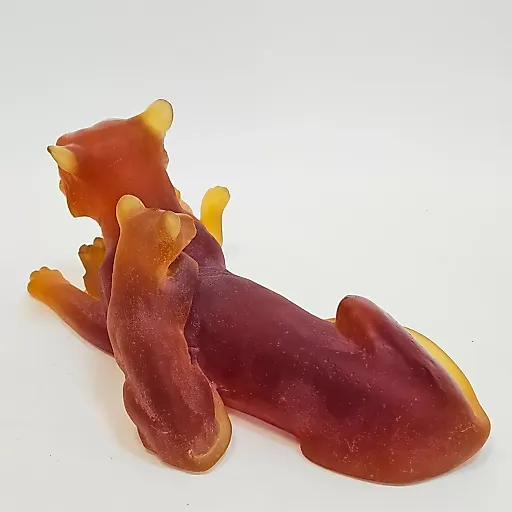 Скульптура Львица с львятами Daum - View 4