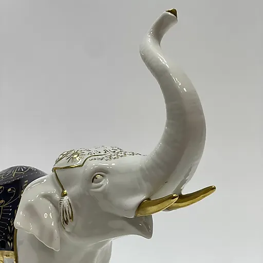 Фигурка "Индийский слон с поднятым хоботом" 1930е гг - View 5