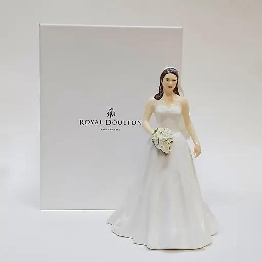 Пара фигурок ROYAL DOULTON День королевской свадьбы Принца Уильяма и Кейт Мидлтон - View 11