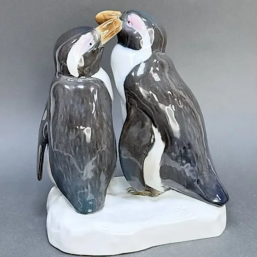 Скульптурная группа "Пара пингвинов" Германия 1950-1960 гг - View 4