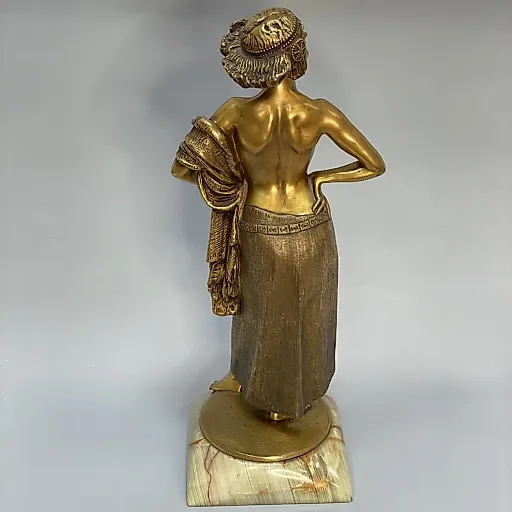 Эрнест Сегер Фигурка "Соломея", бронза, Германия 1930 гг - View 4