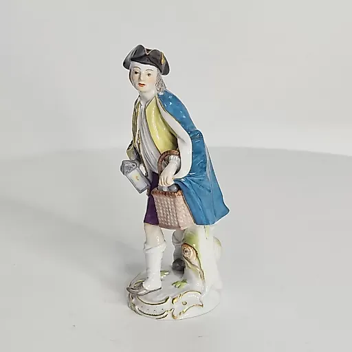 Статуэтка "Продавец масла для лампы" из серии "Разносчики в Париже" 19в. - View 3