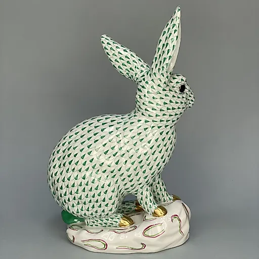 Фигурка Кролик сидящий на основании Herend 1960-1970гг Венгрия - View 3