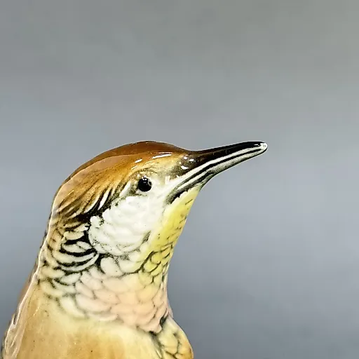 Коллекционная очень редкая фигурка Соловей на ветке Карл Энс 1950 - 1960 годы - View 7