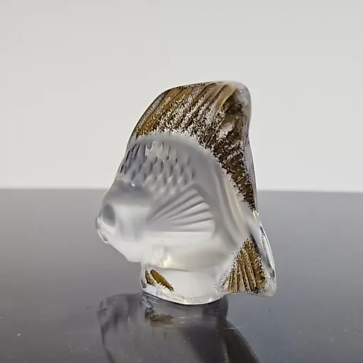 Хрустальная рыбка с позолоченным плавником - View 10