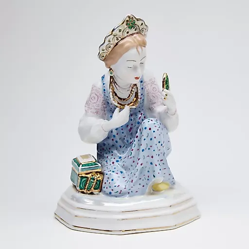 Фигурка "Малахитовая шкатулка" Дулево - View 2