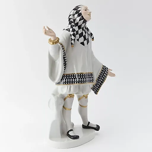 Старинная фарфоровая статуэтка "Шут" - View 2