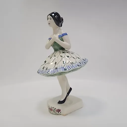 Авторская редкая статуэтка "Коломбина" 1909г из серии "Тивали" - View 2