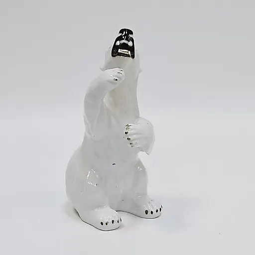 Фигурка "Медведь полярный с оскалом" 1900 гг - View 3