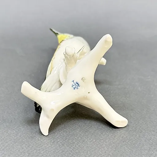 Коллекционная очень редкая фигурка Соловей на ветке Карл Энс 1950 - 1960 годы - View 8