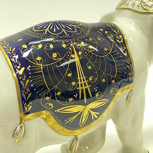 Фигурка "Индийский слон с поднятым хоботом" 1930е гг - View 8