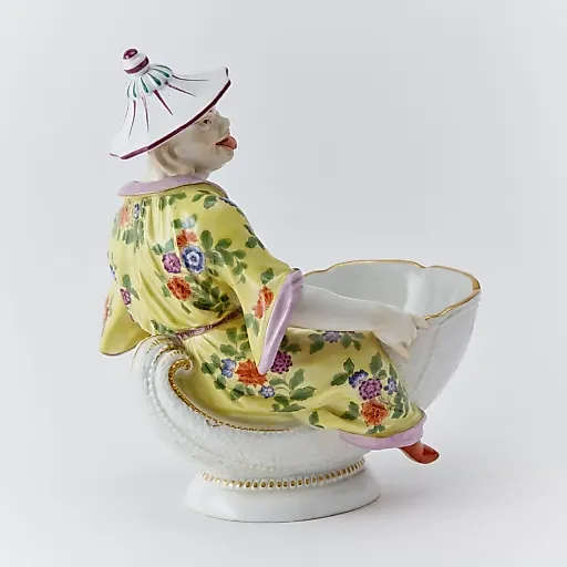 Антикварная емкость для специй "Китаец на раковине" - View 2