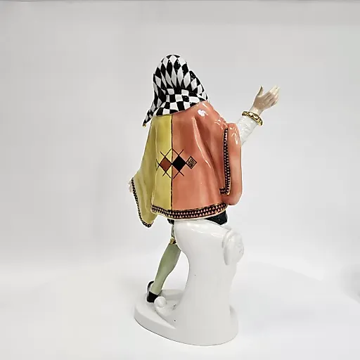 Редкая статуэтка Шут Карл Энс до 1919г - View 5