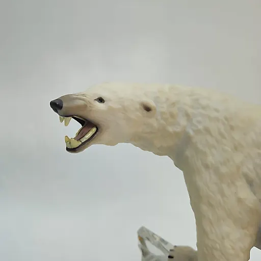 Фигурка белого полярного медведя “Lord of ice” - Повелитель льда на хрустальной подставке - View 10