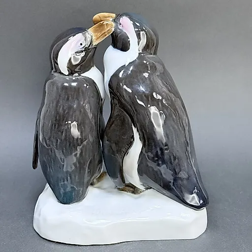 Скульптурная группа "Пара пингвинов" Германия 1950-1960 гг - View 5