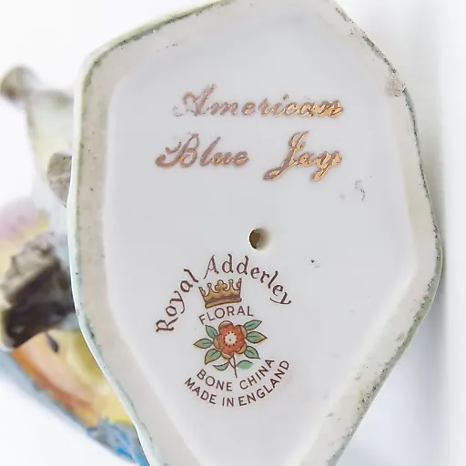 Винтажная статуэтка "Американская голубая сойка". - View 3