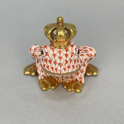 Фигурка Король-лягушка с короной Herend 1960-1970гг Венгрия - View 3