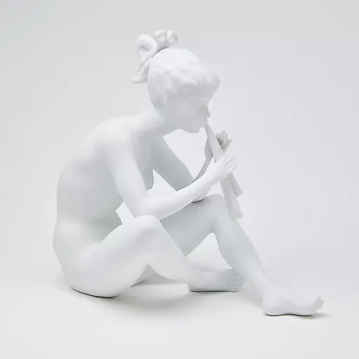 Статуэтка "Девушка играющая на флейте" - View 2