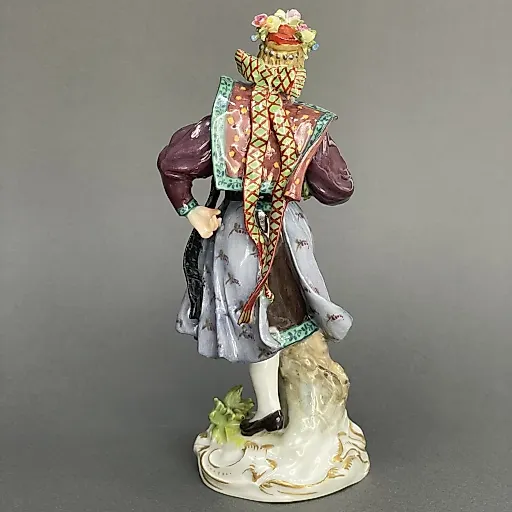 Фарфоровая статуэтка Прусская невеста юбилейное клеймо 1910 - View 4