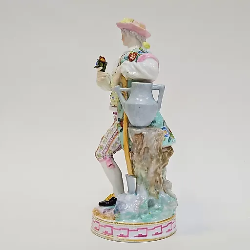 Статуэтка Садовник с лопатой и кувшином - View 4