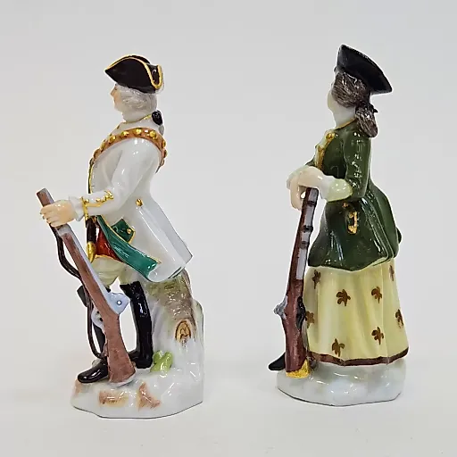 Мейсенские миниатюры "Охотник" и "Охотница" - View 2