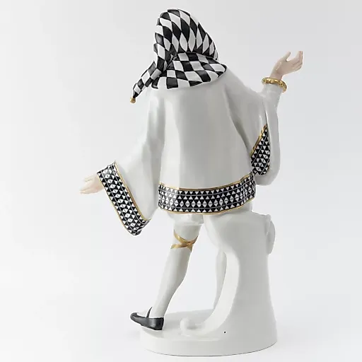 Старинная фарфоровая статуэтка "Шут" - View 3