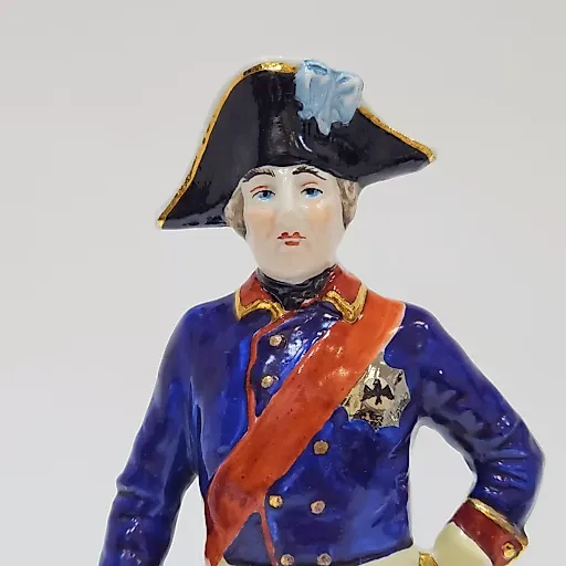 Редкая фарфоровая фигура - Фридрих Великий la courtille - View 5