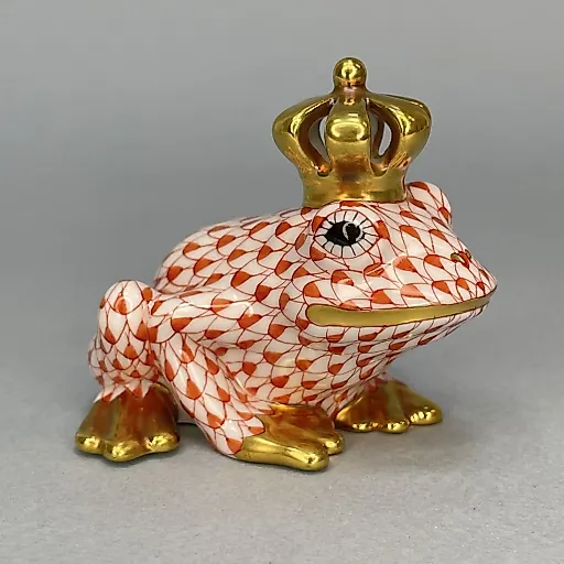 Фигурка Король-лягушка с короной Herend 1960-1970гг Венгрия - View 5