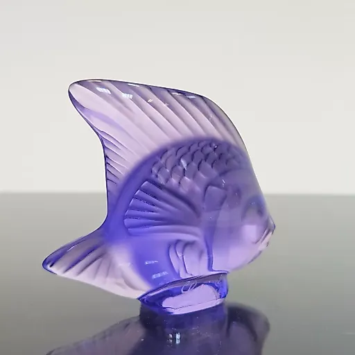 Хрустальная рыбка фиолетового оттенка - View 4
