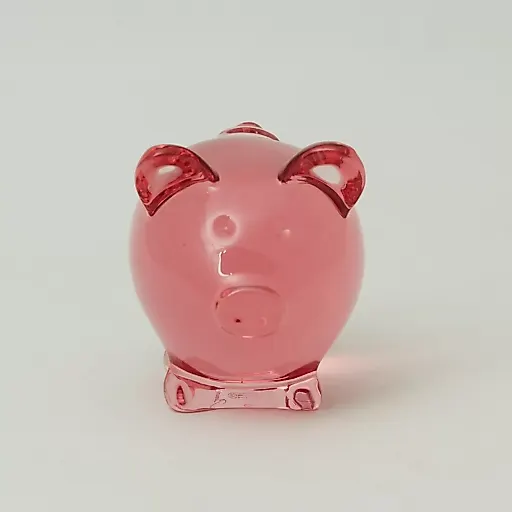 Фигурка Свинка розовая Баккара Франция Фирменная коробка - View 7