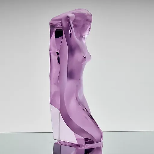 Статуэтка пресс-папье из аметистового стекла из коллекции Ingrid. Модель 1935 г. - View 6