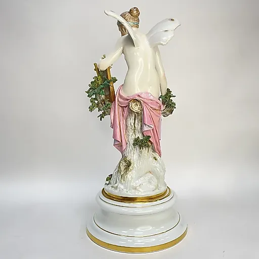 Редкая старинная фигурка "Психея" Модель Рудольфа Хельбе 1900е г - View 5