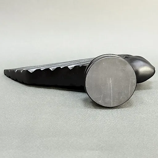 -маскот Victoire для Delage D8 в стиле Артдеко черное стекло модель Г.Хоффманн 1930е г Чехия 21 - View 6