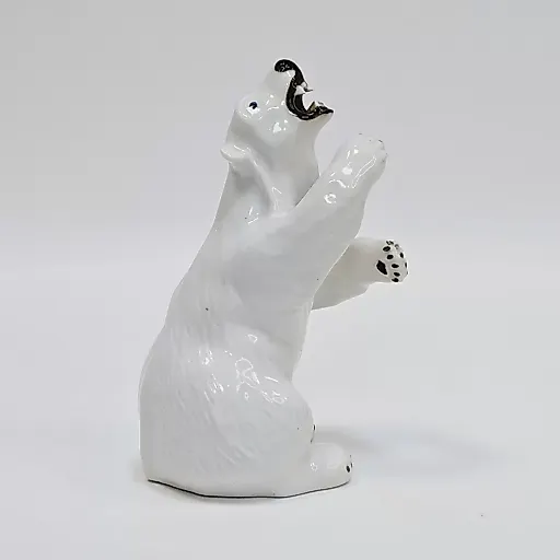 Фигурка "Медведь полярный с оскалом" 1900 гг - View 5