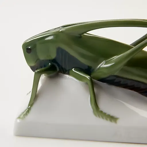 Редкая фарфоровая статуэтка Кузнечик - View 7