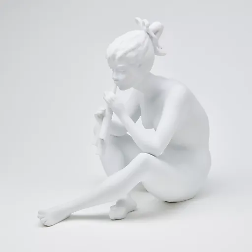 Статуэтка "Девушка играющая на флейте" - View 3