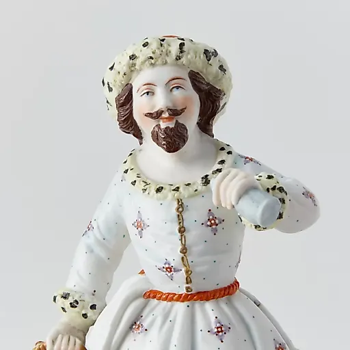 Старинные парные статуэтки "Турок с турчанкой" - View 5