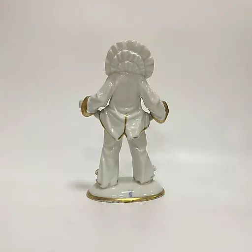 Пара старинных статуэток "Пьеро и Коломбина" в стиле ар деко - View 4