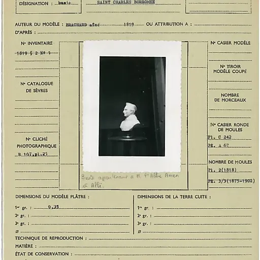 Бюст Шарля Борромео период Наполеона III 1869 год - View 7