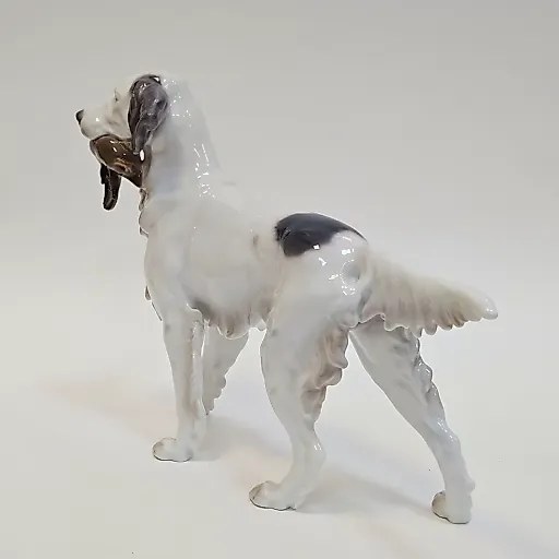 Статуэтка охотничья собака с добычей птицей - View 6