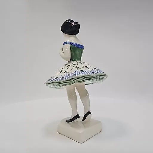 Авторская редкая статуэтка "Коломбина" 1909г из серии "Тивали" - View 3