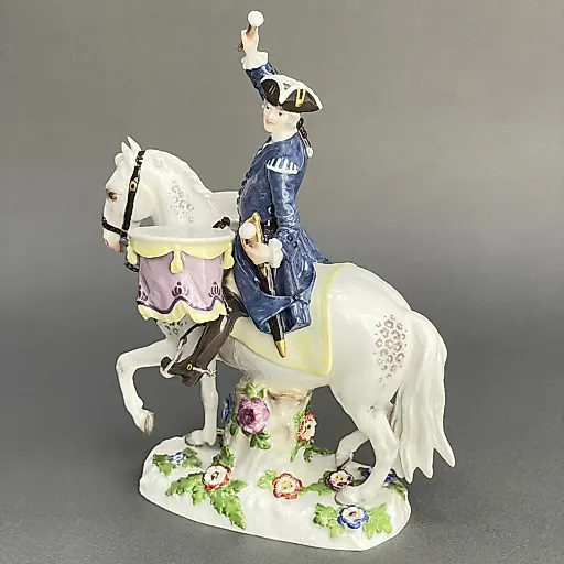 Редкая статуэтка Литаврист на лошади - View 3