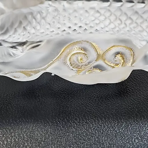 Статуэтка Дракон хрусталь с позолотой - View 10