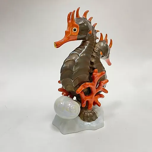 Фигурка редкая "Морские коньки с кораллами" Herend 1990 гг - View 7