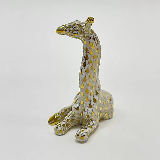 Фигурка золотой Жираф Herend Венгрия с фирменной коробкой 1960-1970 - View 3