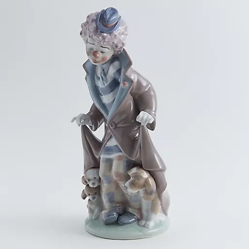 Фарфоровая статуэтка клоун с собаками "Surprise" - View 2