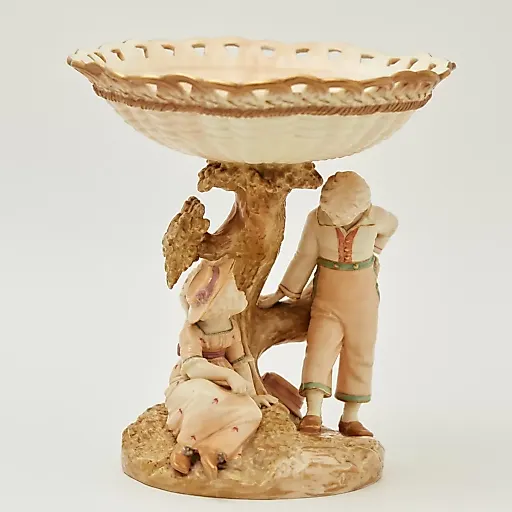 Старинная ваза ручной работы blush ivory - View 2