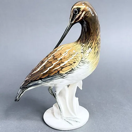 Статуэтка птица Бекас фабрика Вольштадт , Карл Энс 1919-1945 гг Германия - View 6