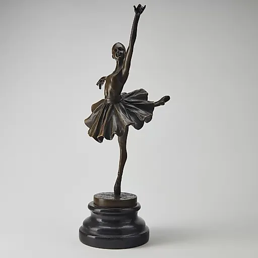 Бронзовая статуэтка Балерина в стиле Арт-деко - View 3