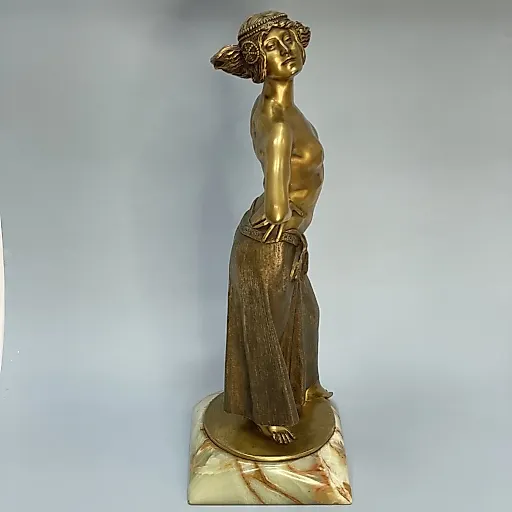 Эрнест Сегер Фигурка "Соломея", бронза, Германия 1930 гг - View 3